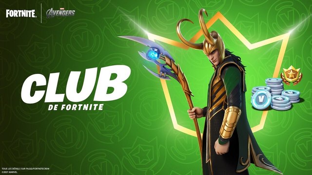 Club de Fortnite : le skin Loki et son Sceptre, comment les obtenir
