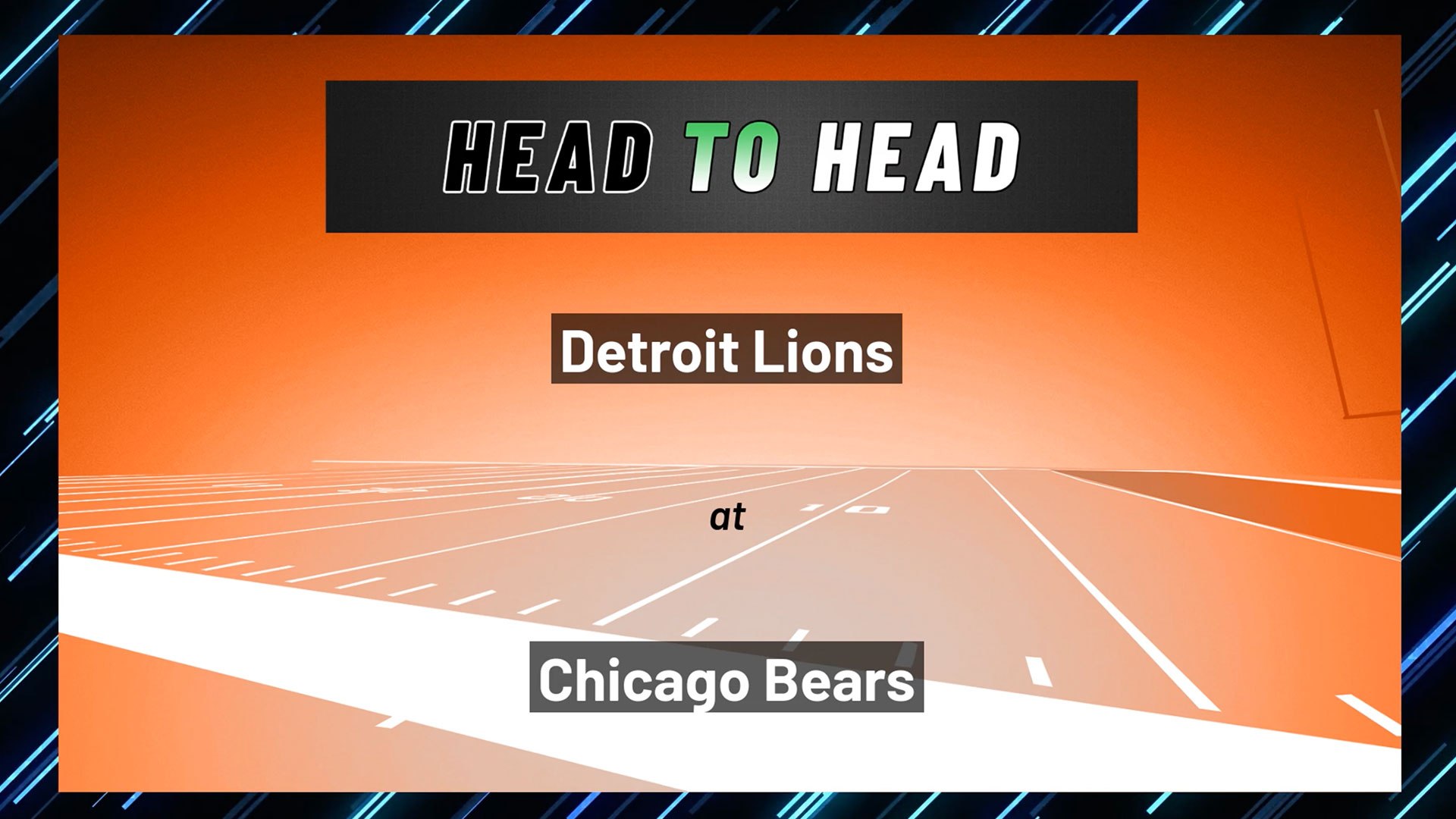 Detroit Lions vs. Chicago Bears (10/3/21) - NFL Week 4