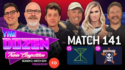 Winless Teams Face Off In Must-Win Trivia Battle (The Dozen pres. by Roman, Match 141)
