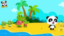 Cute Baby Crocodile Care | Learn Animals | Nursery Rhymes | Kids Songs | Baby Cartoon | BabyBus
