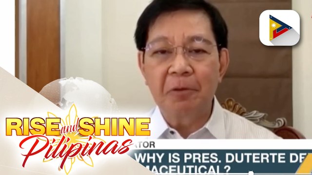 Sen. Lacson: Walang ebidensyang makapagpapatunay na may kaugnayan si Pangulong Duterte sa isyu ng Pharmally