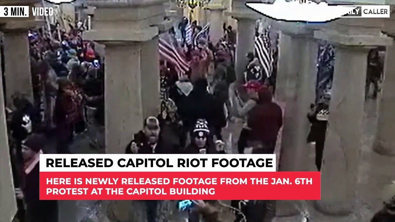 New Jan. 6 Security Camera Footage Released.