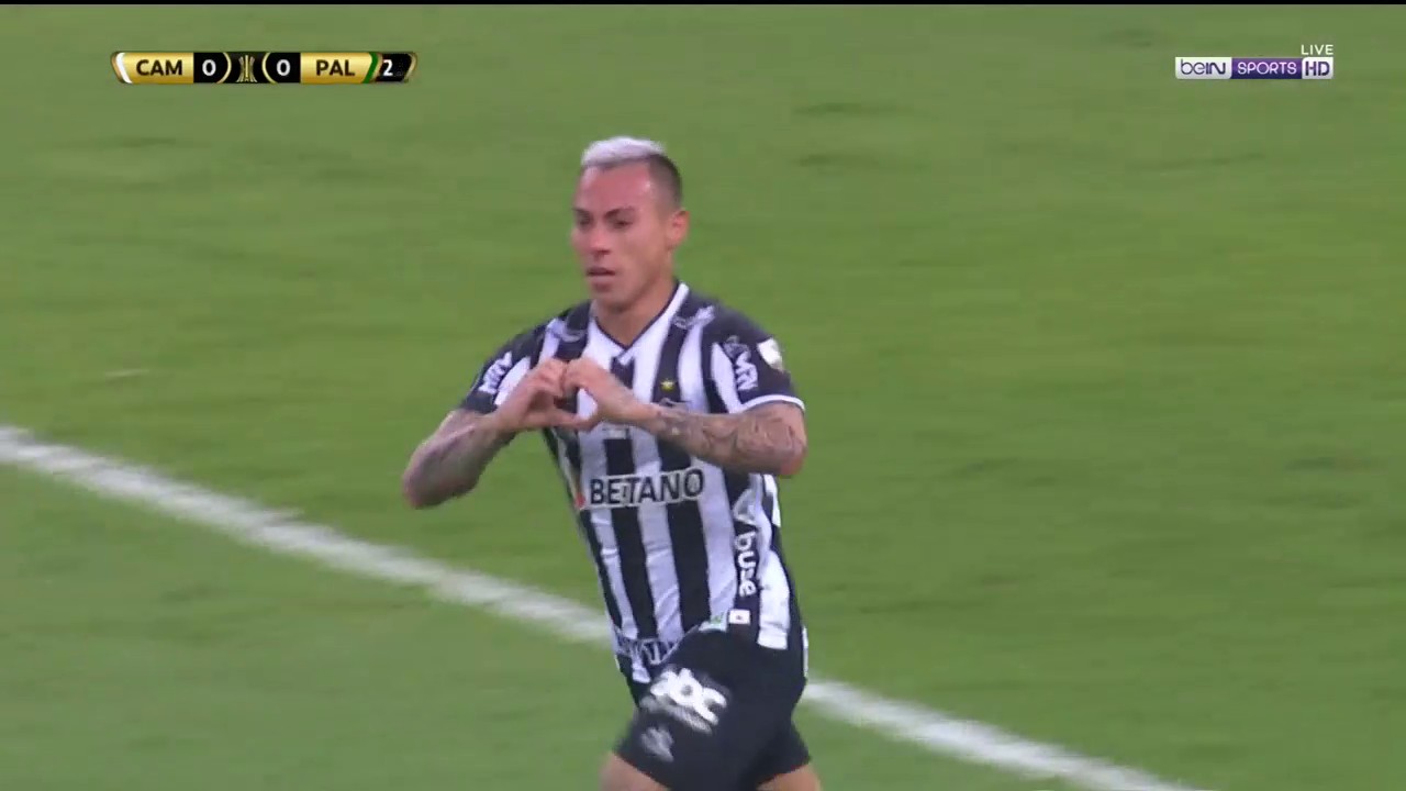 GOAL Edu Vargas: Mineiro [1]-0 Palmeiras