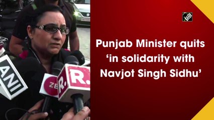 Punjab minister Razia Sultana quits ‘in solidarity with Navjot Singh Sidhu’