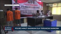 Polres Minut Amankan Dua Tersangka Narkoba