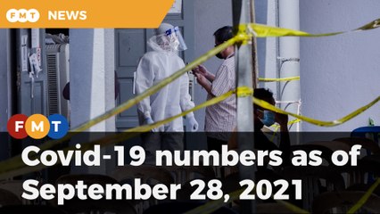 Covid-19 numbers as of September 28, 2021