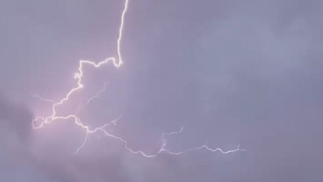 Strong thunderstorms push through the Northeast