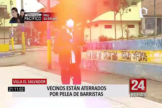 VES: vecinos aterrados por peleas entre barristas