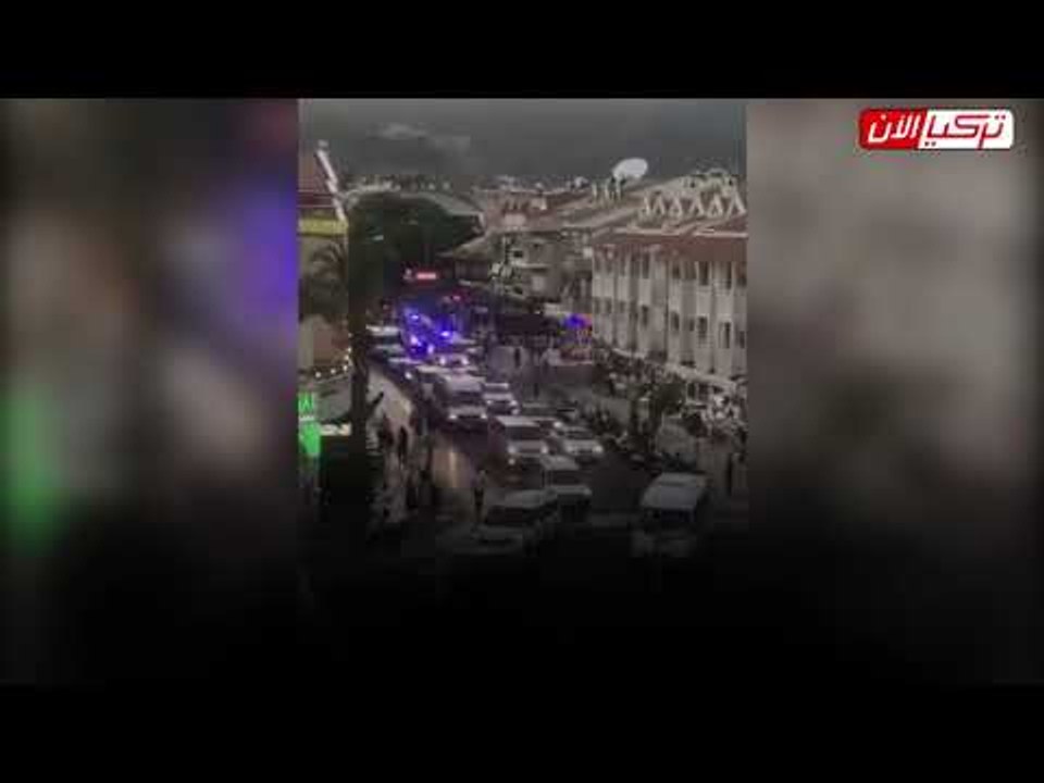 أردوغان يتفقد منكوبي حرائق مارمريس بـ«موكب ضخم»