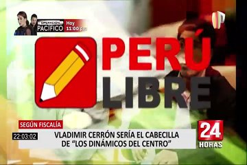 Download Video: Fiscalía apuntó a Vladimir Cerrón como presunto cabecilla de la organización criminal 'Los Dinámicos del Centro'