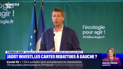 Yannick Jadot, candidat officiel des écologistes à la présidentielle de 2022, veut rassembler à gauche