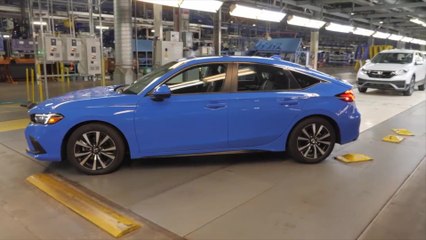 Honda Begins Civic Hatchback Production in Indiana - First Time in America
