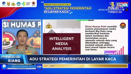 Diskusi Publik Adu Strategi Pemerintah di Layar Kaca