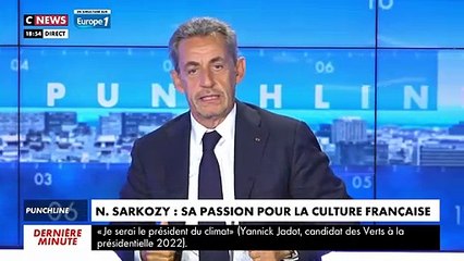 Nicolas Sarkozy, invité de l'émission Punchline sur CNews/Europe 1