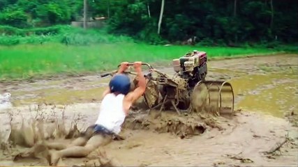 When he was drunk, his wife forced him to work in the field