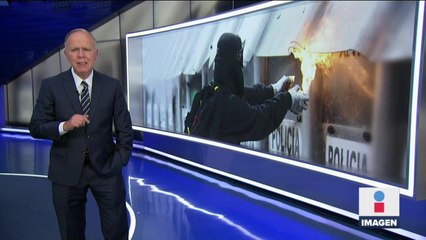 Inaceptable la violencia de manifestantes hacia mujeres policías