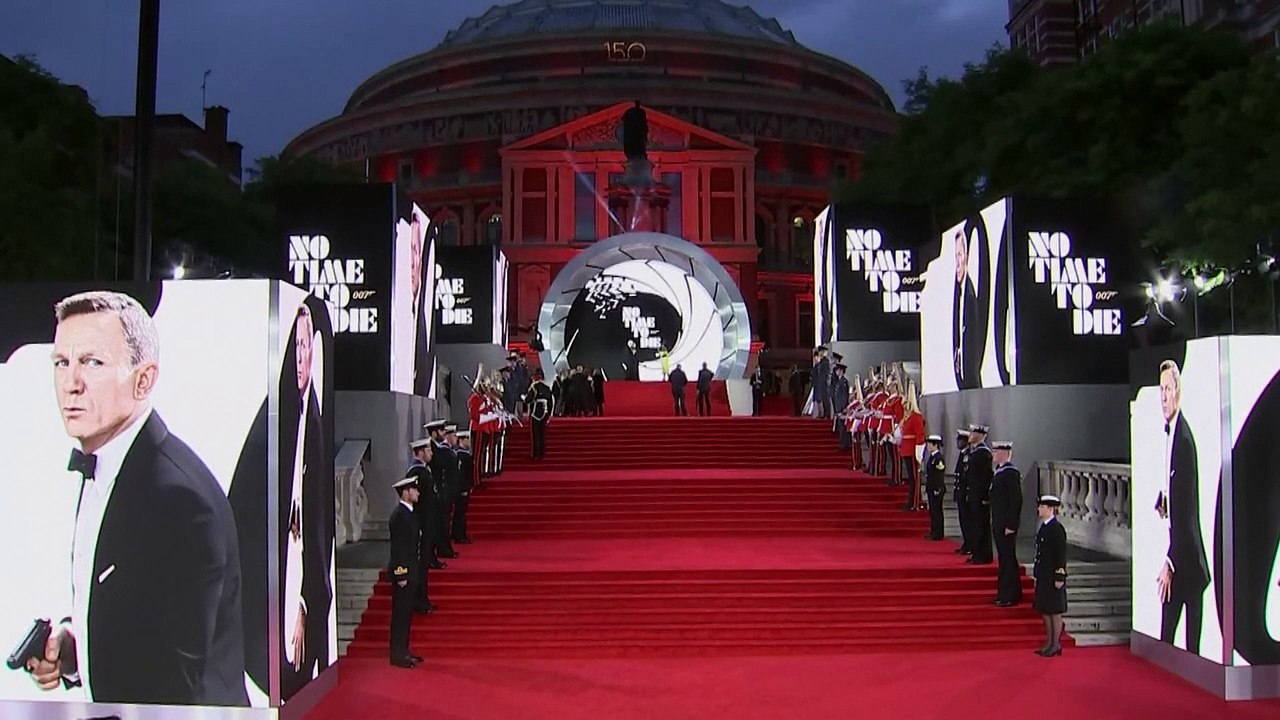 Letzter bond mit daniel craig - premiere in london