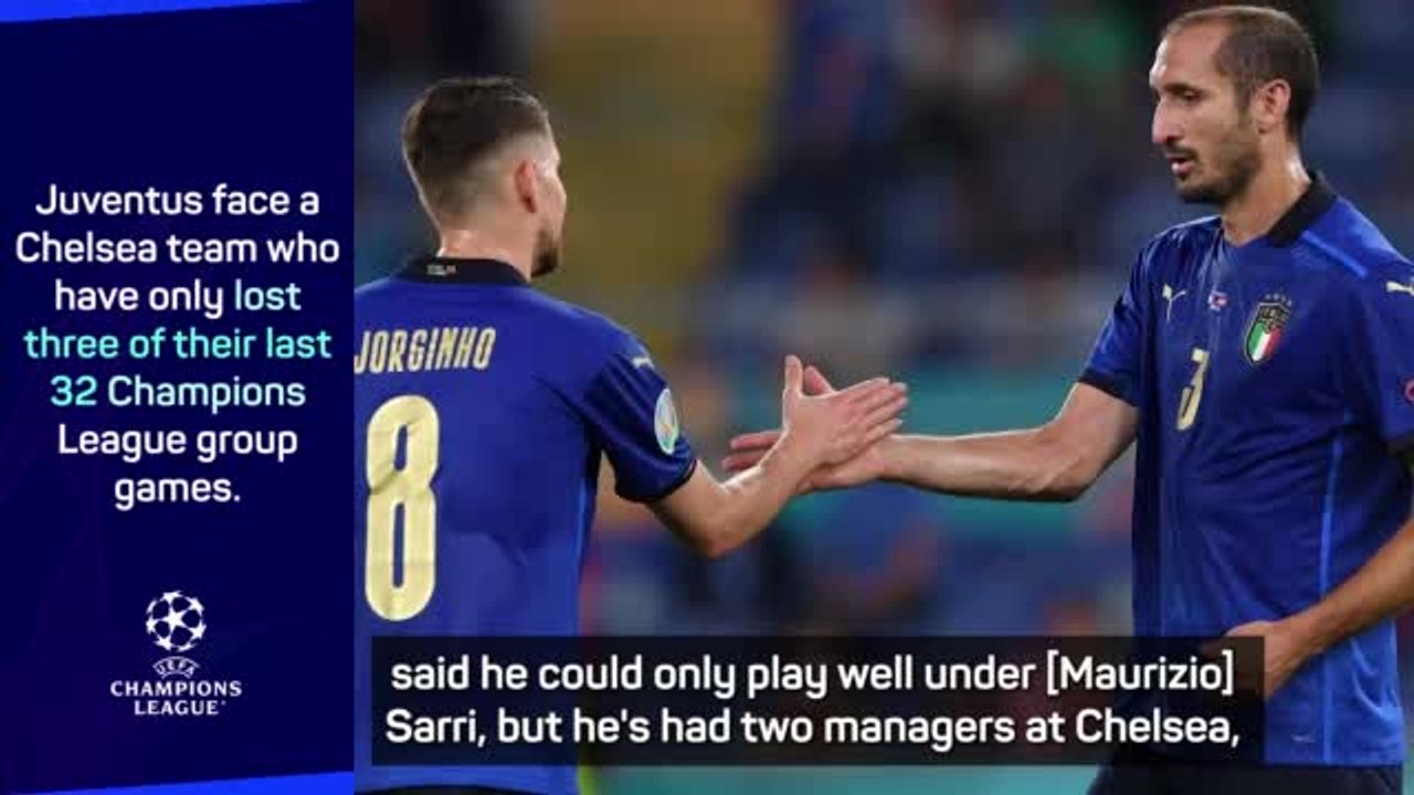 Chiellini backing Jorginho's 'superb mind' for Ballon d'Or