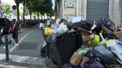 Greve na recolha de lixo em Marselha já se sente pelo cheiro