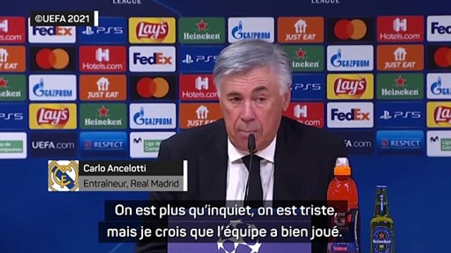 Ancelotti : C'est difficile d'expliquer la défaite.