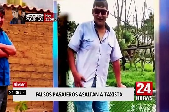 Rímac: falsos pasajeros asaltaron a taxista