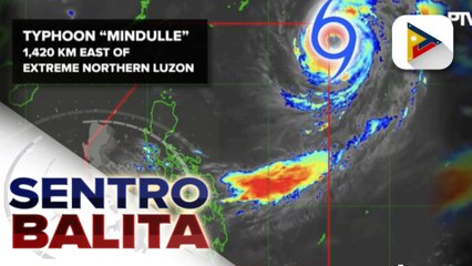 PTV INFO WEATHER: Typhoon Mindulle, patuloy na binabantayan; Maghapong pag-ulan, asahan sa Bicol region at Eastern Visayas ngayong araw