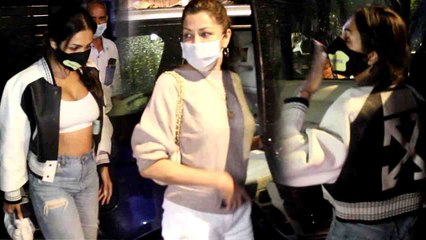 Malaika Arora अपनी दोस्त  Dr.Aditi Govitrikar संग की देर तक रात पार्टी ; Watch video | FilmiBeat