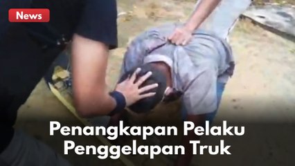 LEPASKAN TEMBAKAN !! APARAT POLSEK LIMAPULUH TANGKAP PELAKU PENGGELAPAN TRUK DI PELALAWAN !!