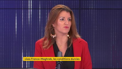 Réduction des visas délivrés pour la Tunisie, l'Algérie et le Maroc : "Ce n'est pas du chantage : c'est un rapport diplomatique où nous avançons avec nos armes", indique Marlène Schiappa