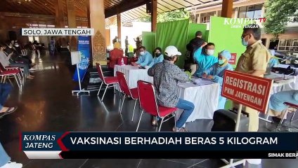 Vaksinasi Berhadiah Beras 5 Kilogram