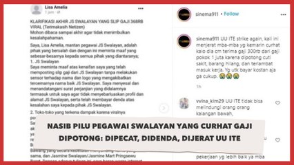 Nasib Pilu Pegawai Swalayan yang Curhat Gaji Dipotong: Dipecat, Didenda, Dijerat UU ITE