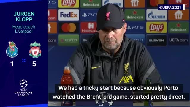 Klopp delighted with youngster Jones as Liverpool hammer Porto