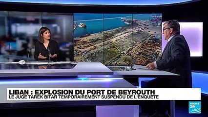 Explosion du port de Beyrouth : l'enquête à nouveau suspendue
