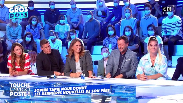 Ambiance tendue entre Cyril Hanouna et Sophie Tapie dans Touche pas à mon poste , le 28 septembre 2021, sur C8