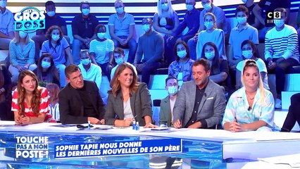 Ambiance tendue entre Cyril Hanouna et Sophie Tapie dans "Touche pas à mon poste", le 28 septembre 2021, sur C8