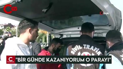 Ceza yazılan taksiciden pişkin sözler