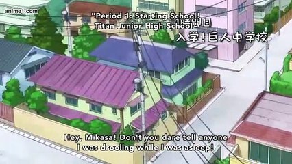 Attack on titans - Junior High - Eren bumps into everyone and then....