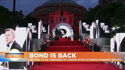 'No Time to Die': Premiere of much-delayed James Bond film in London