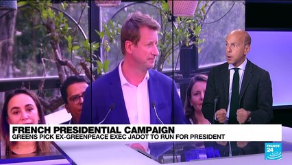 French Greens choose Yannick Jadot as their candidate for 2022 presidential election