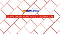 25 BASEMENT HOME OFFICE DESIGN IDEAS | Basement Now