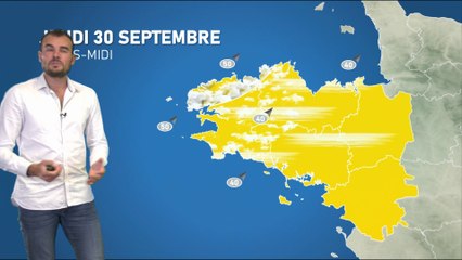 Bulletin météo pour le jeudi 30 septembre 2021