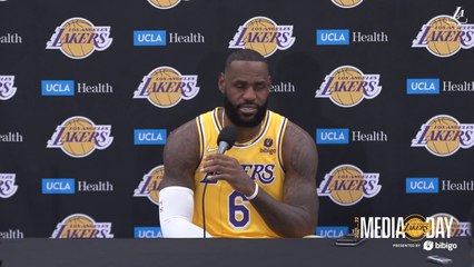 Lakers Media Day: LeBron James Press Conference | Brought to You by Bibigo