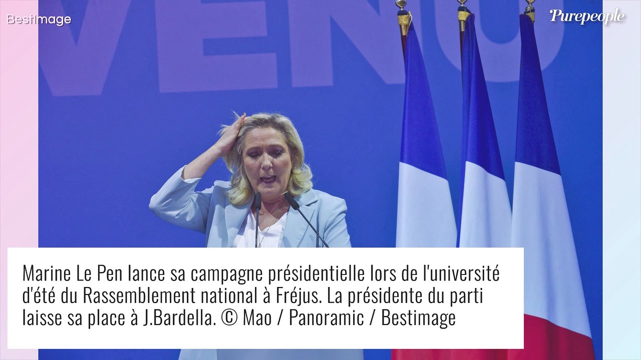 Marine Le Pen "va mal" : elle ne supporte pas l...