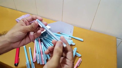 Unboxing and Review of Unomax Geltron Pop Gel Pen for students and return gift