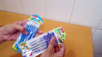 Unboxing and Review of goldex gel pen for students and return gift