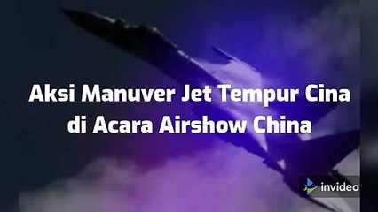 Aksi Manuver Jet Tempur Cina di Acara Airshow China