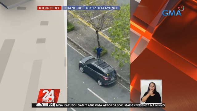 Lalaking araw-araw bumisita sa naka-quarantine niyang misis, pinusuan at kinakiligan ng mga netizen | 24 Oras