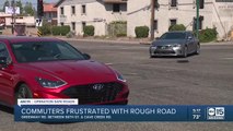 Commuters frustrated with rough road in north Phoenix
