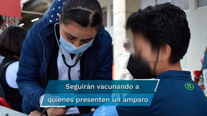 Vacunan contra Covid a 261 menores con amparo en Edomex