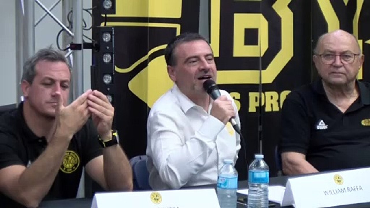 Réaction maritima: William Raffa directeur de Fos Provence Basket au média day